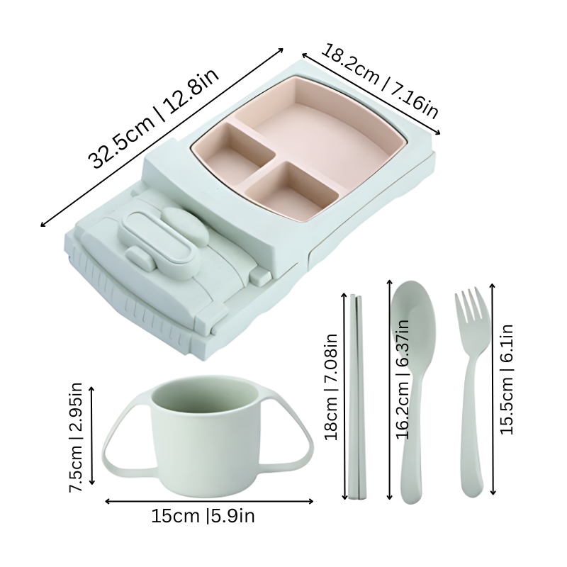 Children's Dining Plate - Divided Tableware