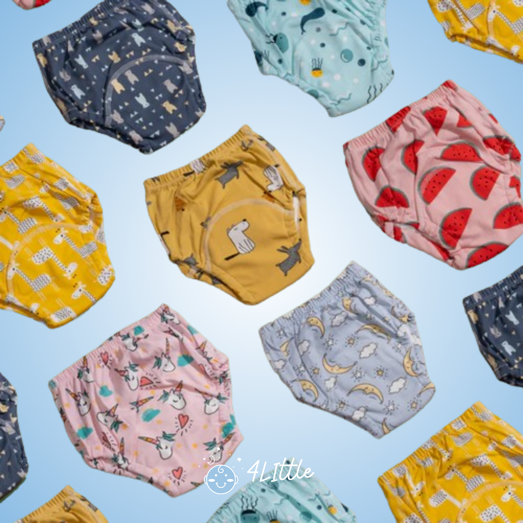 Cotton Potty Training Pants – Reusable Leak-Proof Toddler Underwear