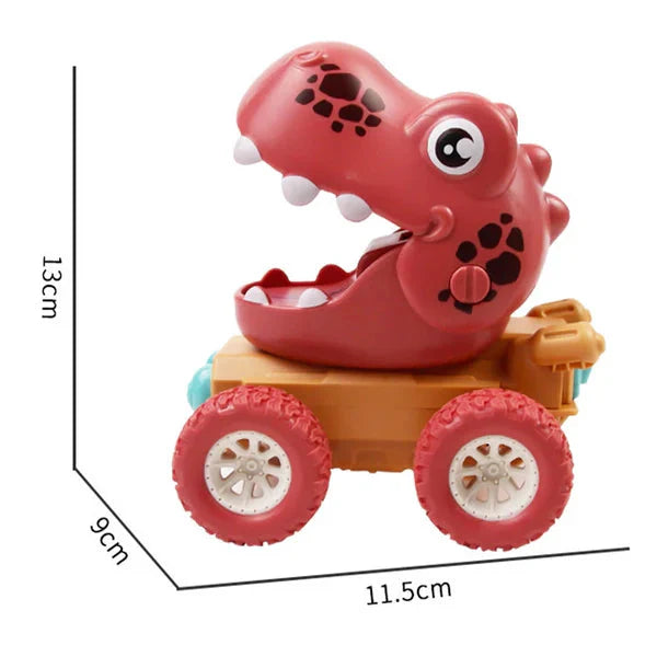 Dinosaur Monster Truck Toy with Push Drive