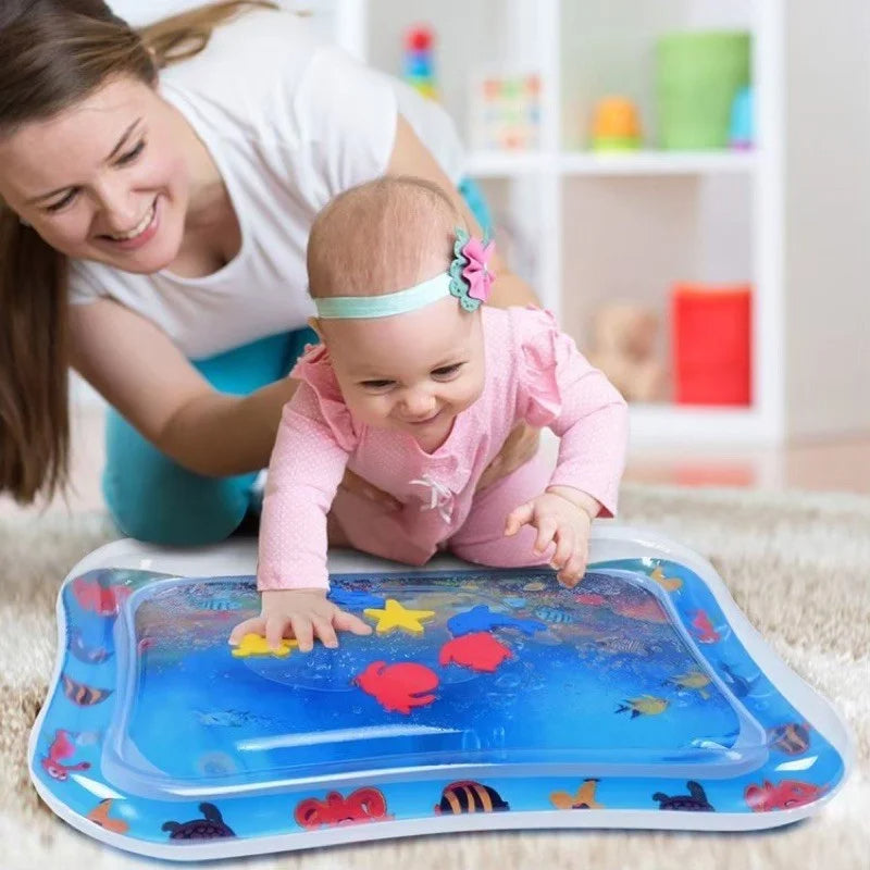 Baby Tummy Time Water Mat For Sensory Play Infant Development