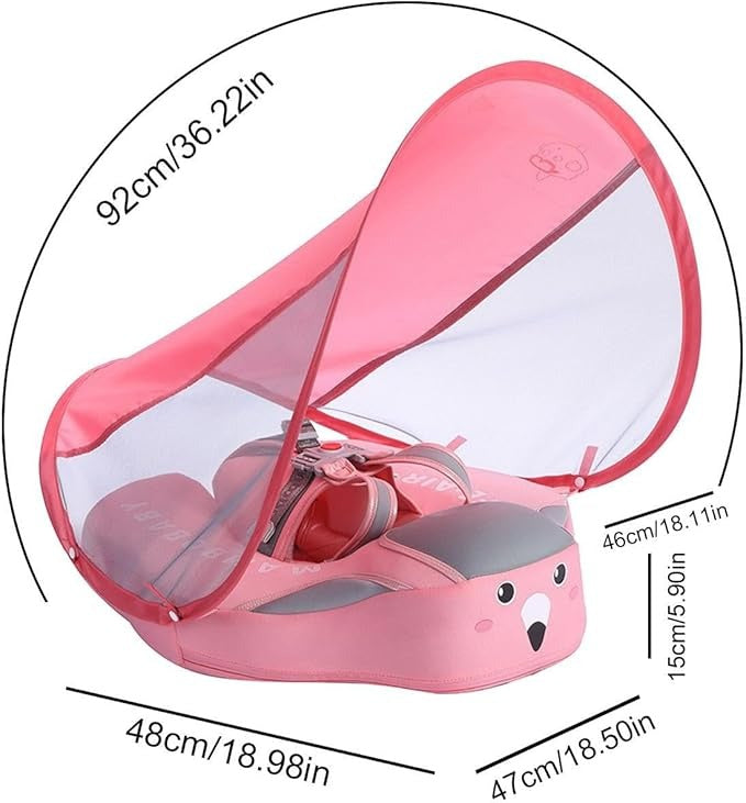 Non-inflatable Baby Swim Trainer Float with Safety Seat