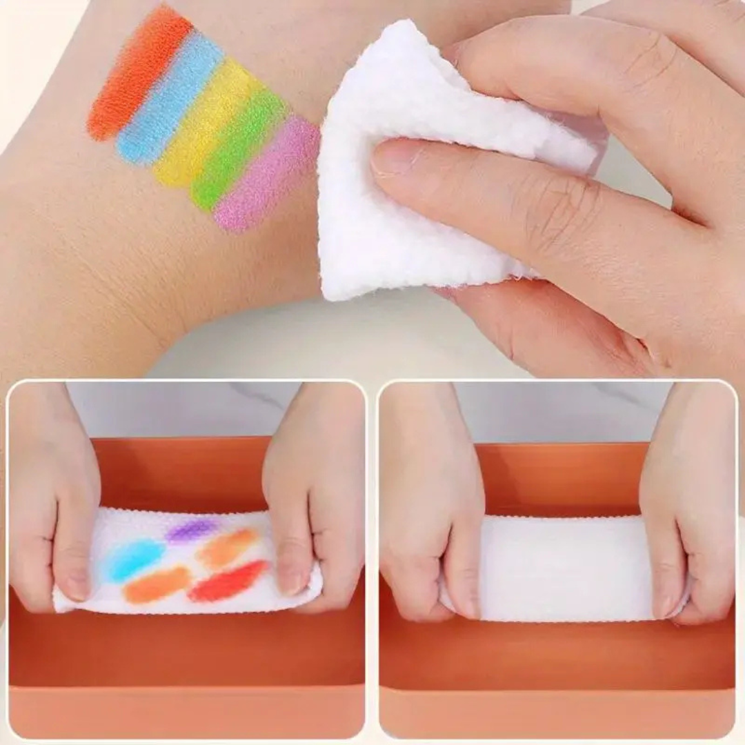 Finger Paint Set with 12 Colors for Kids - DIY Stamp Pad Toy