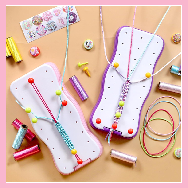 DIY Rope Braiding Kit with Color Strings