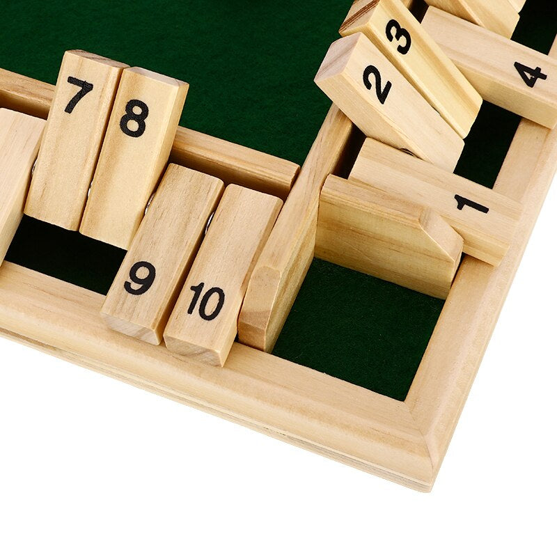 Wooden Addition Board Game – Dice Rolling Math Learning