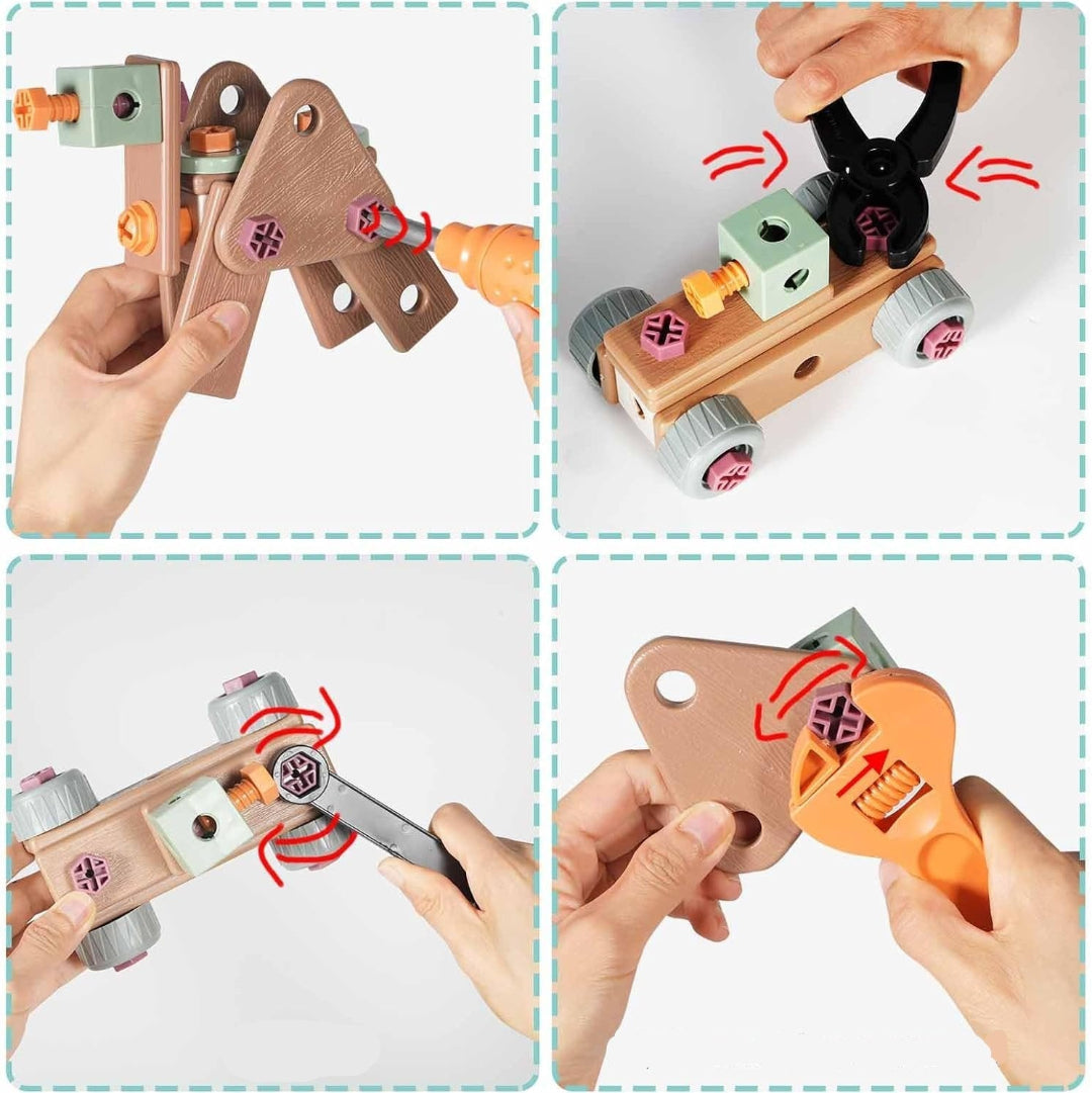 Toolbox Puzzle Assembly Toys - Multi-Functional Learning