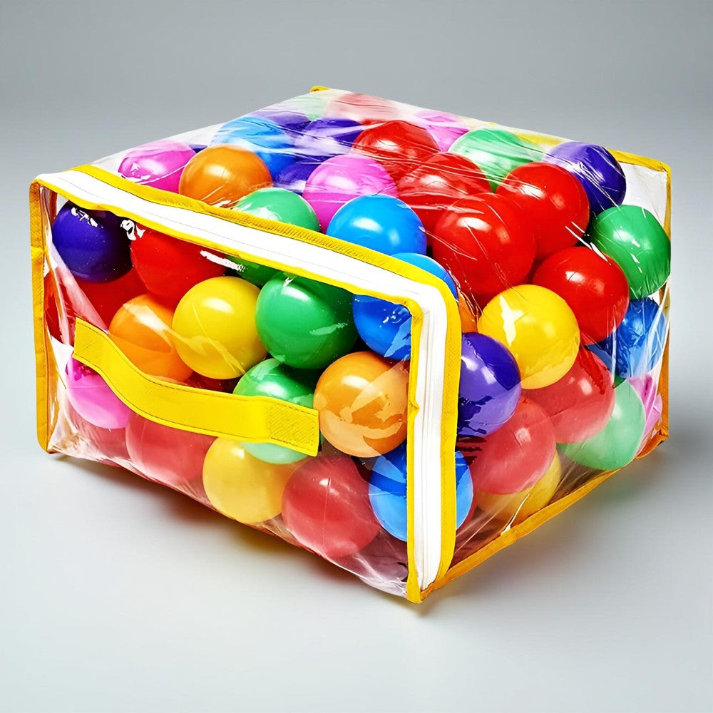 Colorful Ball Pit Balls – 50/100 Count with Storage Bag