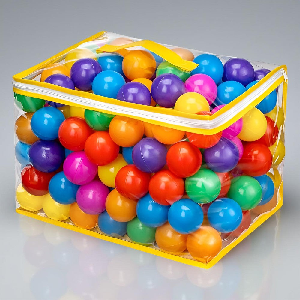 Colorful Ball Pit Balls – 50/100 Count with Storage Bag