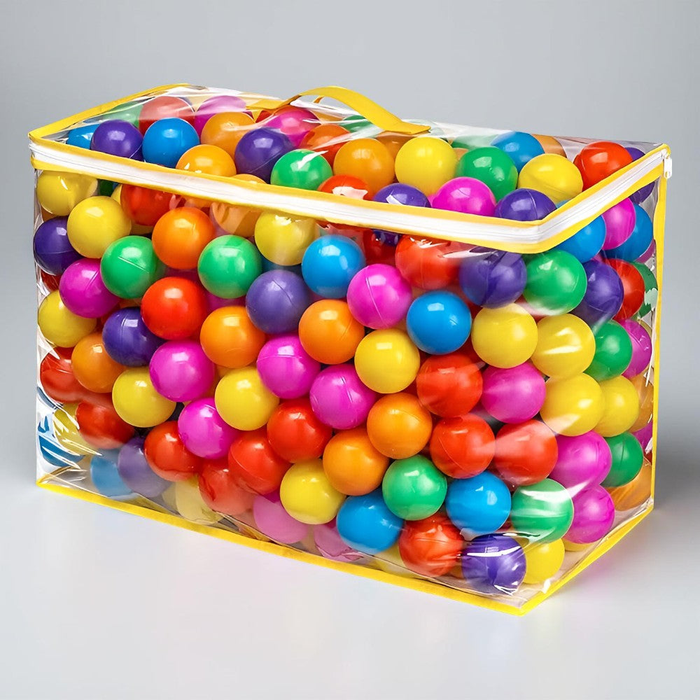 Colorful Ball Pit Balls – 50/100 Count with Storage Bag
