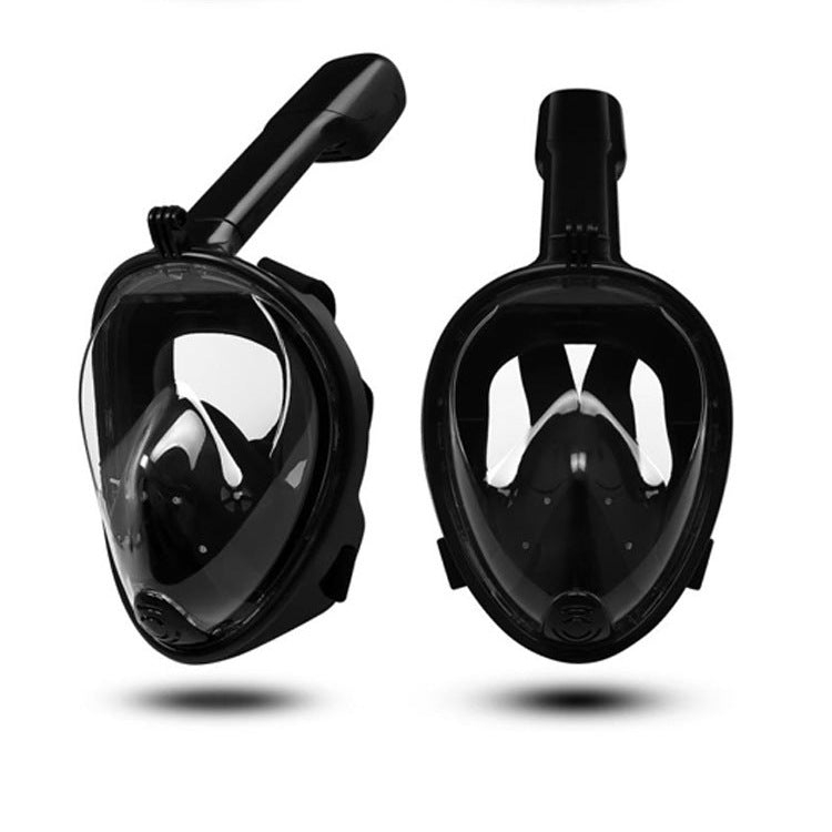 Snorkel Full Face Mask with Waterproof and 180° Visibility