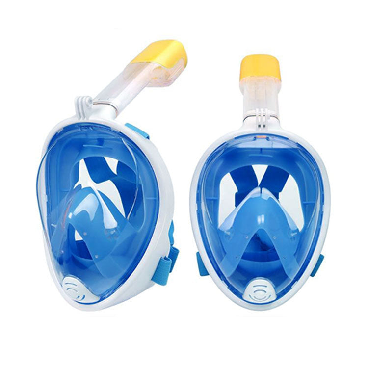 Snorkel Full Face Mask with Waterproof and 180° Visibility