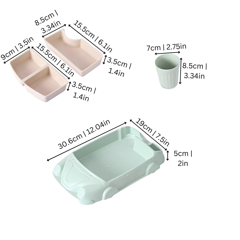 Children's Dining Plate - Divided Tableware