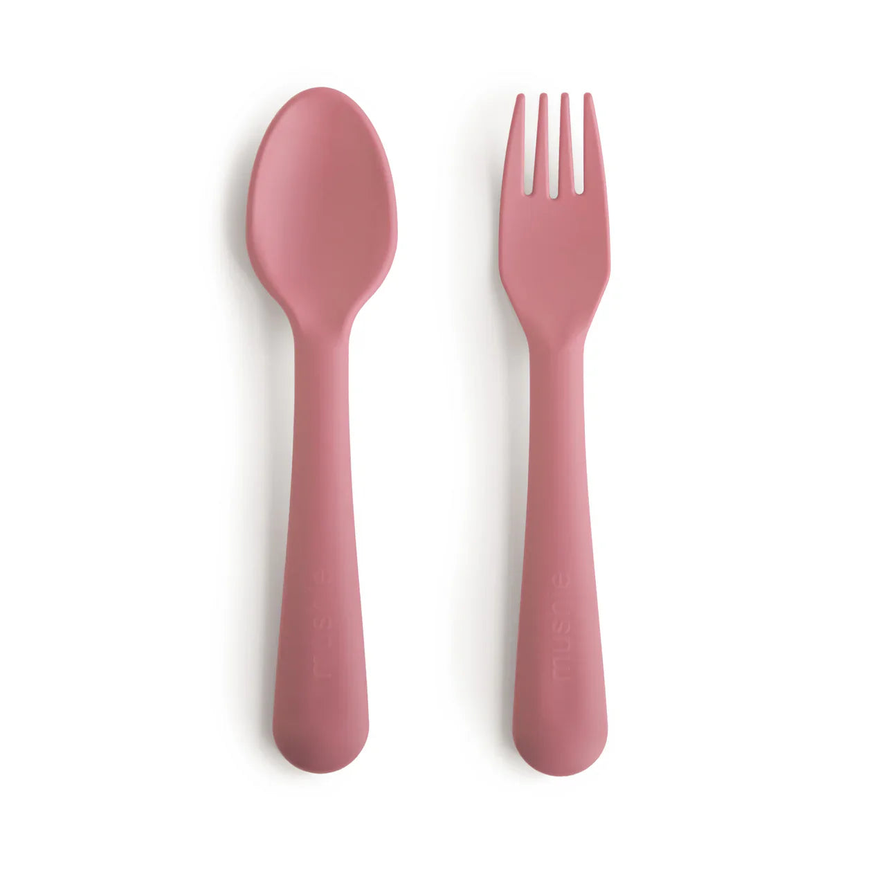 Easy-Grip Toddler Utensils with BPA-Free Fork and Spoon Set