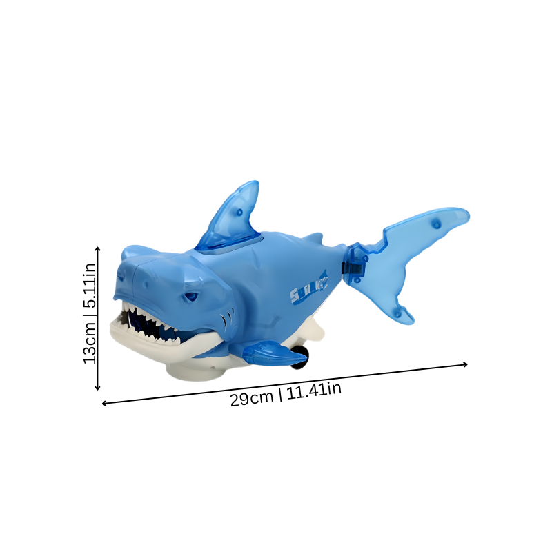 Electric Shark Toy Auto 360° Movement with LED Lights