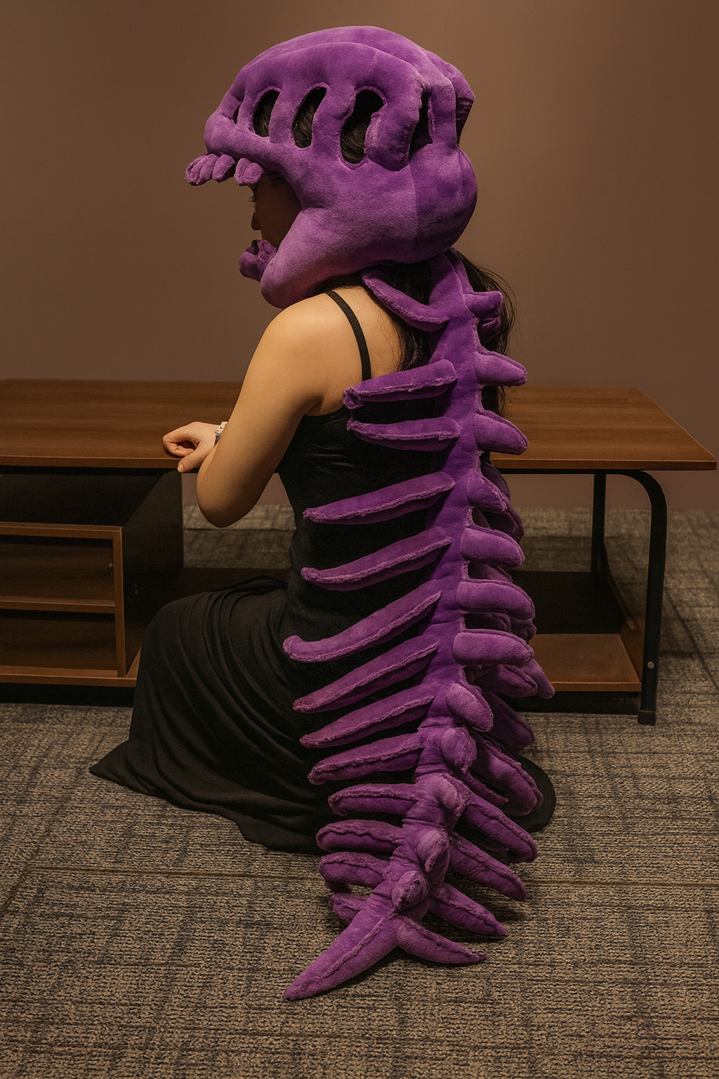 Monster Plush Wearable Blanket with Ultra-Soft Hoodie