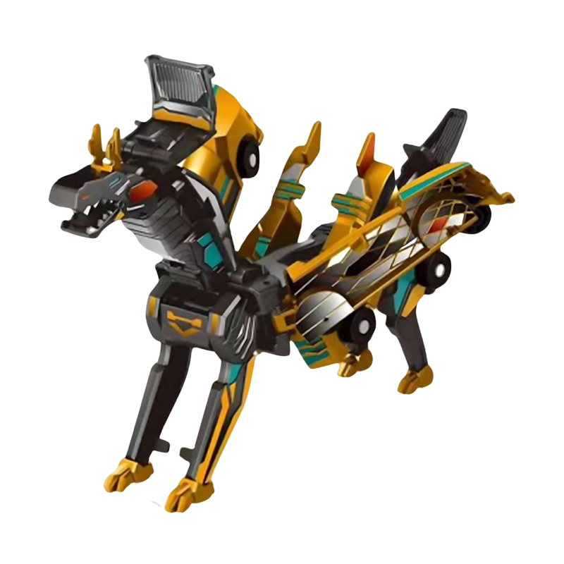 Magnetic Transforming Car Robot – Battery-Free Push-to-Convert Toy