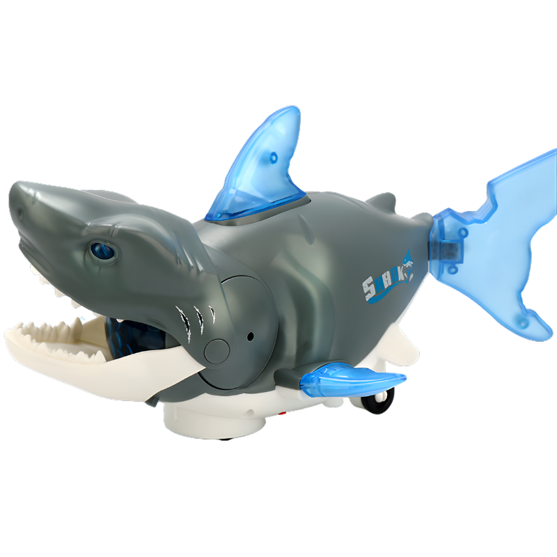 Electric Shark Toy Auto 360° Movement with LED Lights