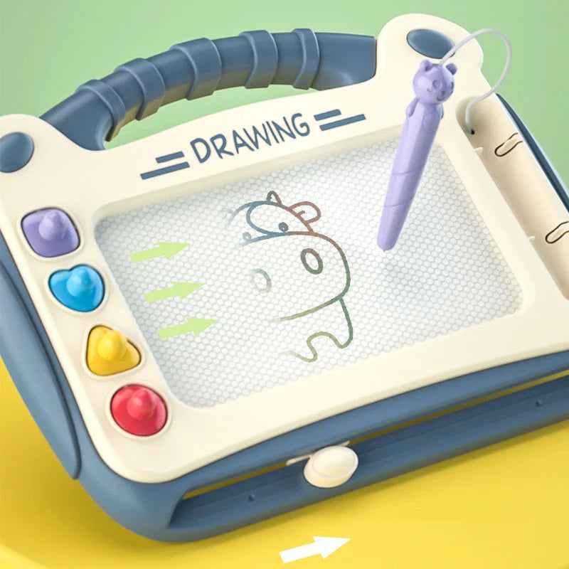 Magnetic Drawing Board with Reusable Pen for Kids