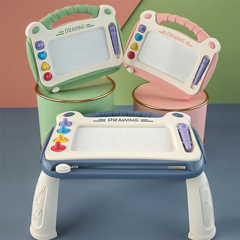 Magnetic Drawing Board with Reusable Pen for Kids