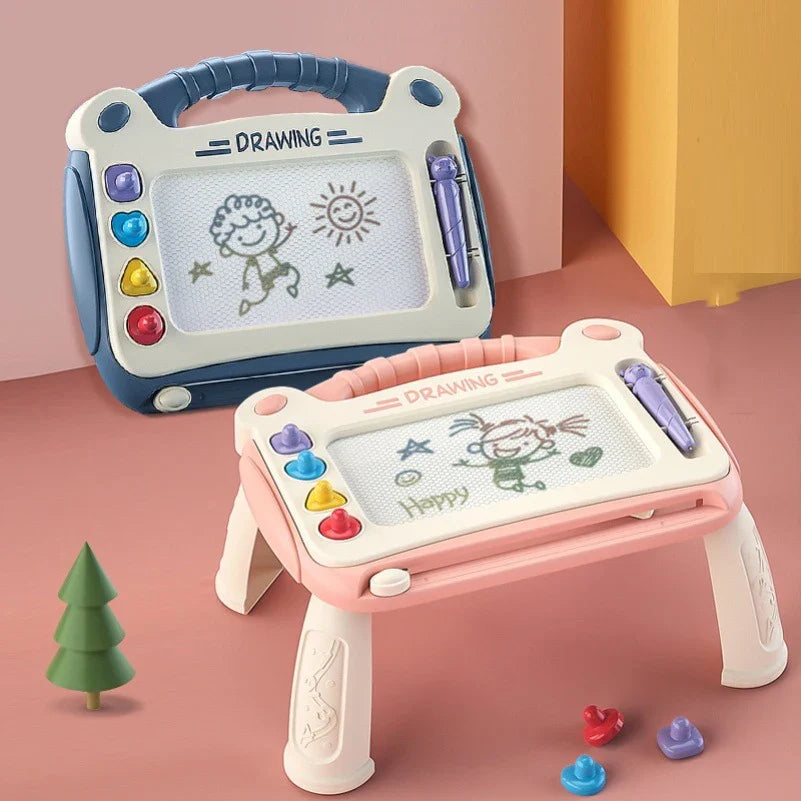 Magnetic Drawing Board with Reusable Pen for Kids