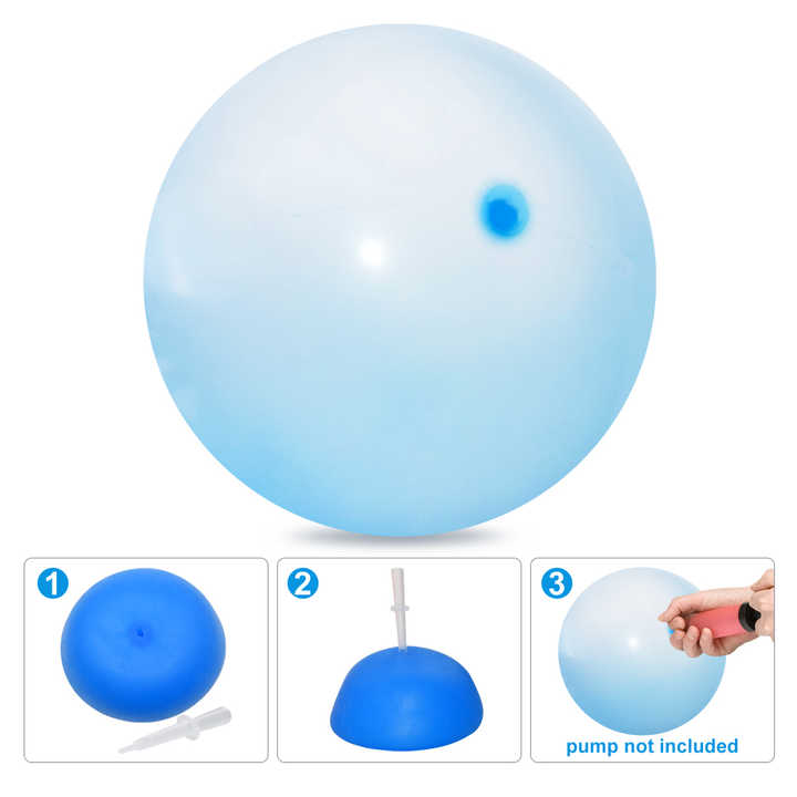 Giant Inflatable Play Ball with 120 cm Soft TPR for Kids