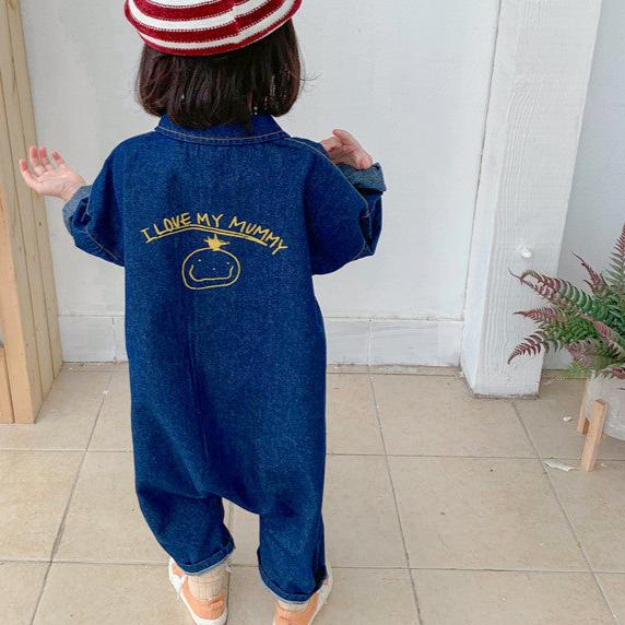 Toddler Jumpsuit Overall with Snap Closure Casual Wear