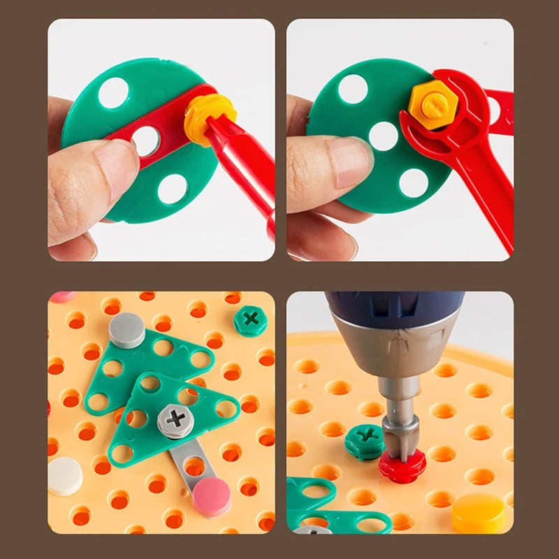 Junior Toolbox for Kids with Creative Build & Learn DIY Play