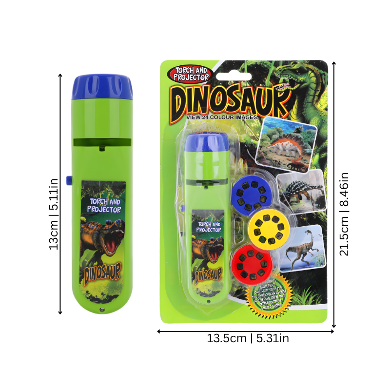 Story Projector Flashlight with Dinosaur, Animal & Space Themes