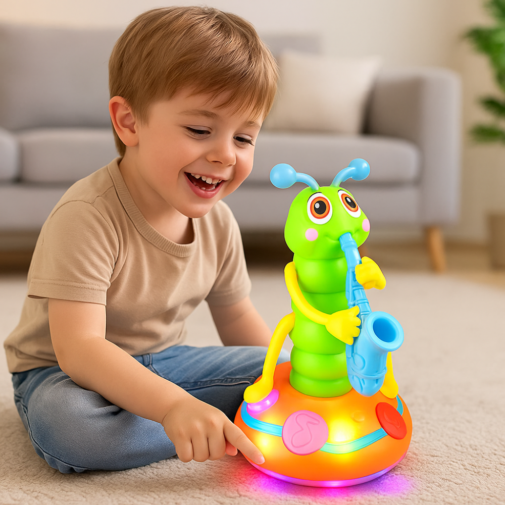 Dancing Caterpillar Musical Toy with Lights