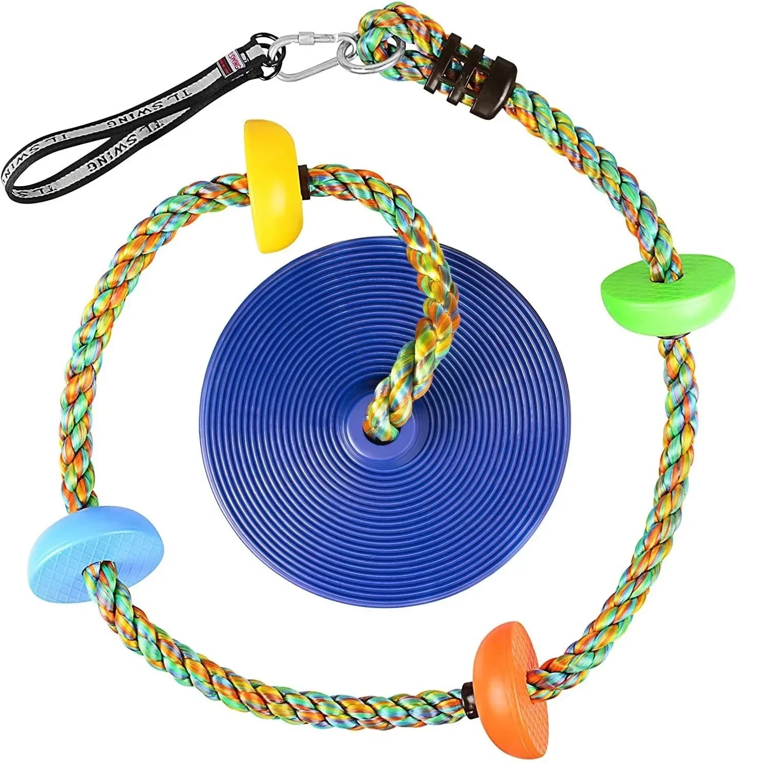 Climbing Rope with Platform and Disc – Motor Skill Play for Children