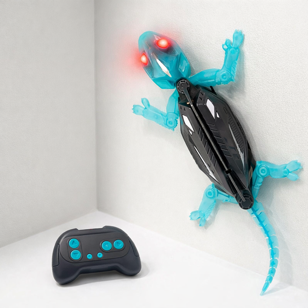 Remote Control Climbing Lizard – LED Eyes for Kids Indoor Play