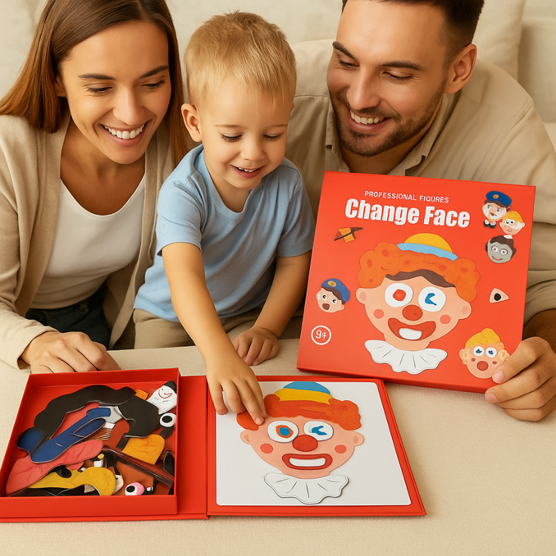 Magnetic Puzzle with Mix and Match Pieces for Kids