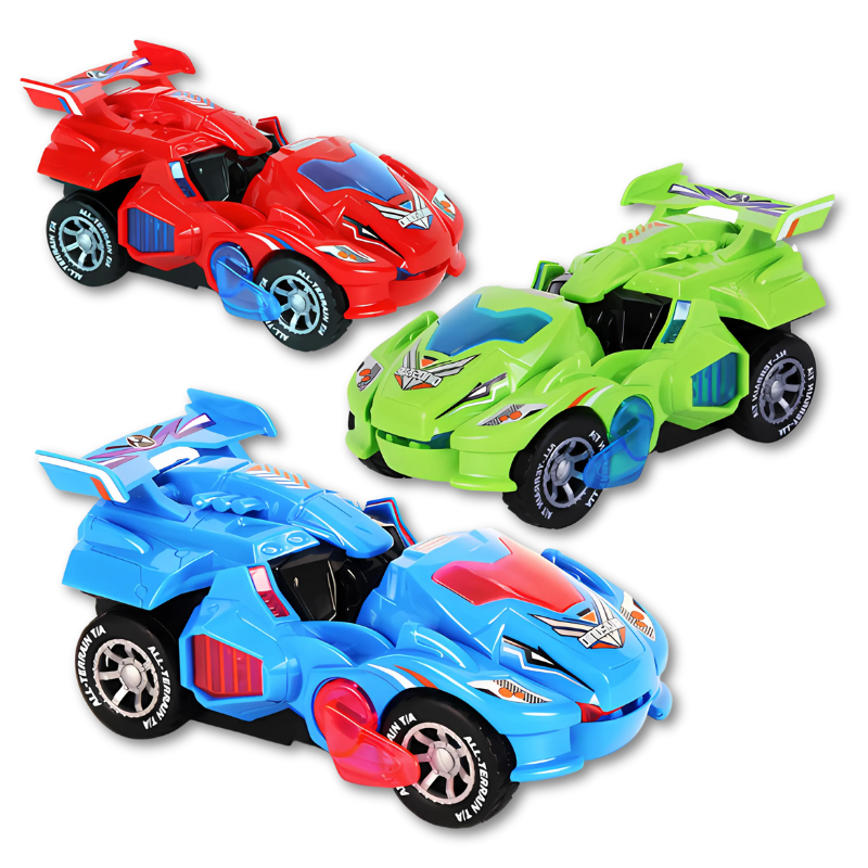 Dinosaur Racing Car with Turbo Design - Action Toy