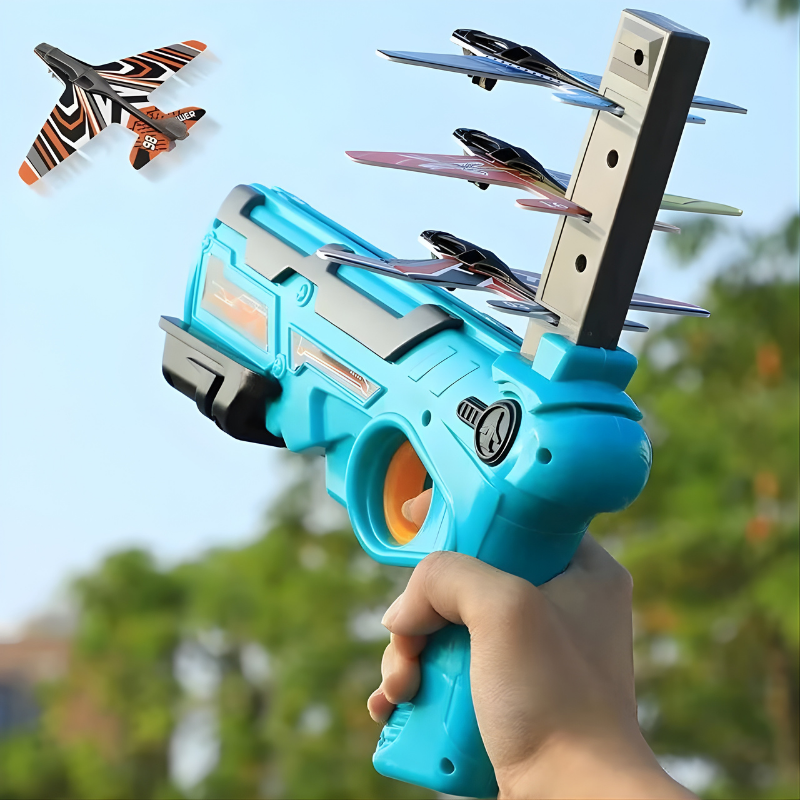 Plane Launcher Toy - Catapult Gun Range for Kids