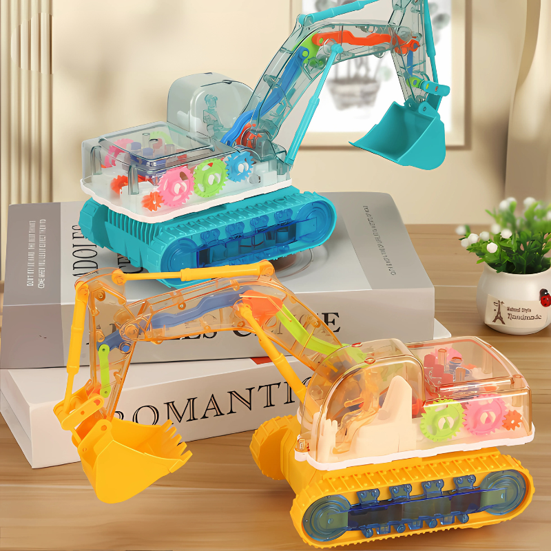 Musical Excavator Toy – Interactive Digging with Lights & Sounds