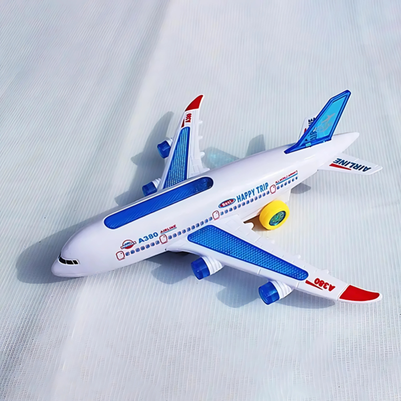 Plane Educational Toy with Music Autopilot Flash
