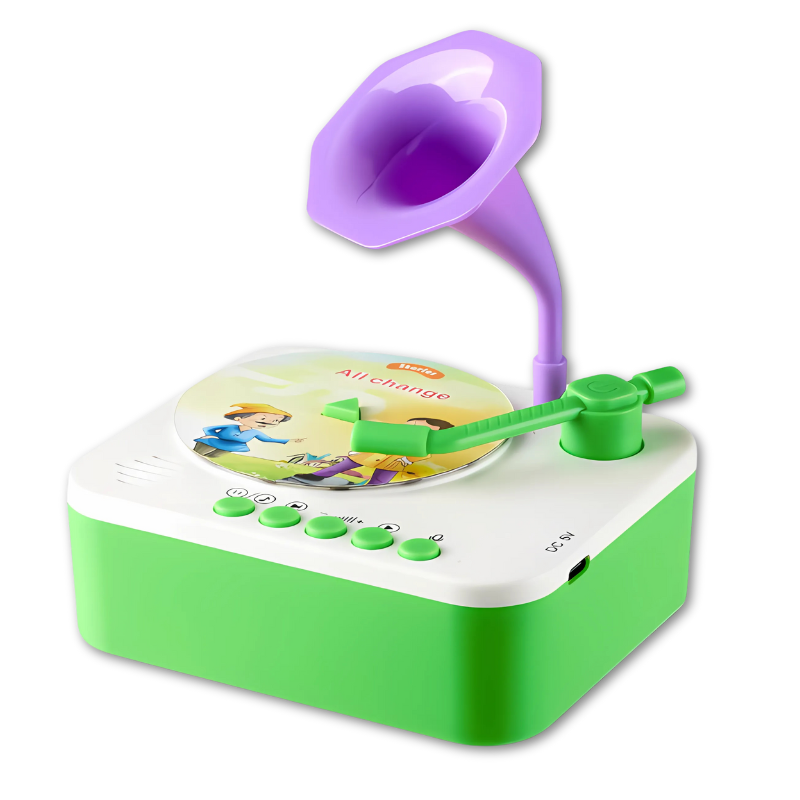 Interactive Story Gramophone with Music Cards for Kids