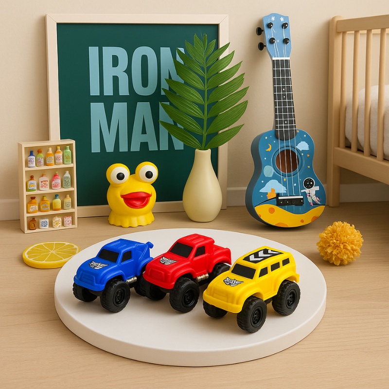 Magnetic Wall Car with Motor Drive - Climbing Toy