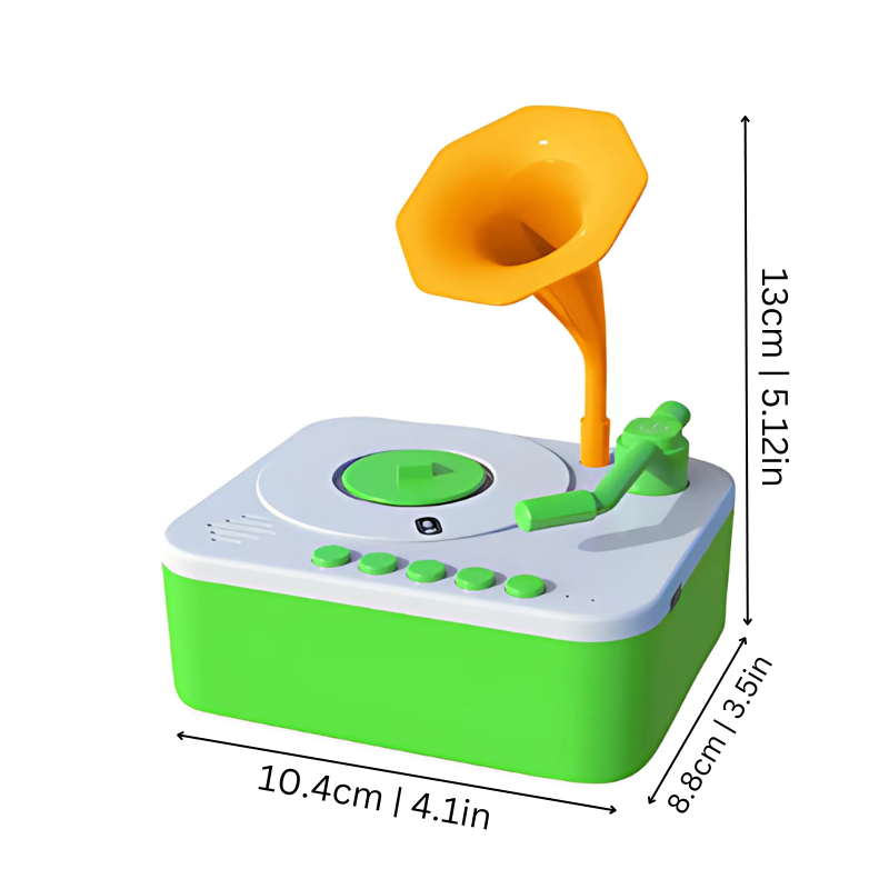 Interactive Story Gramophone with Music Cards for Kids