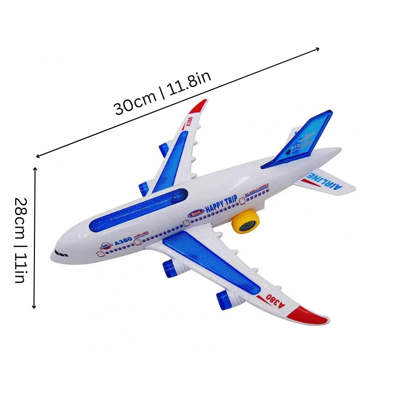 Plane Educational Toy with Music Autopilot Flash