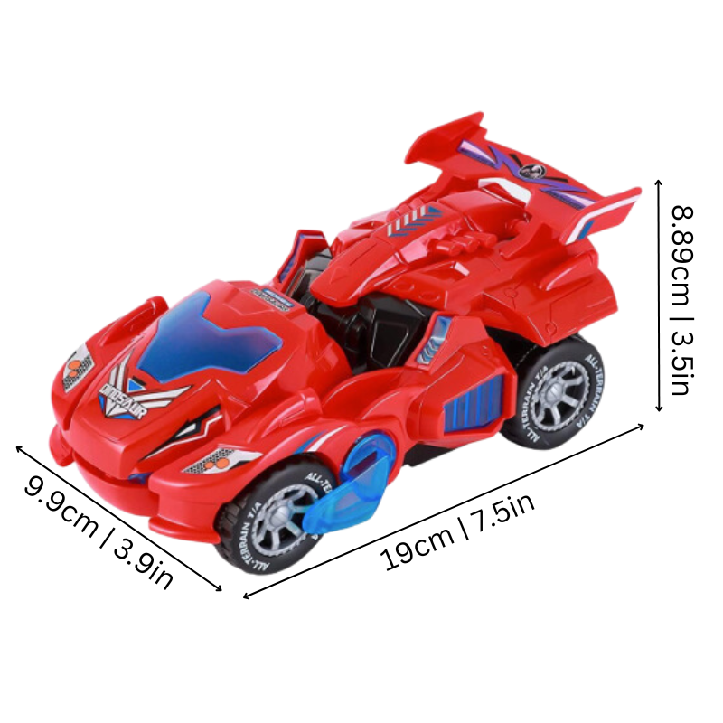 Dinosaur Racing Car with Turbo Design - Action Toy