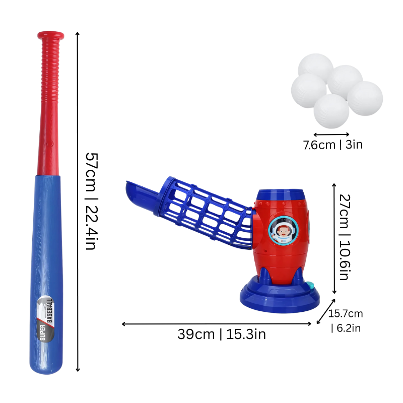 Automatic Baseball Pitching Machine Toy -  Training Game