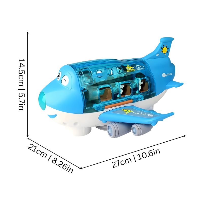 Airplane Toy with Lights for Kids