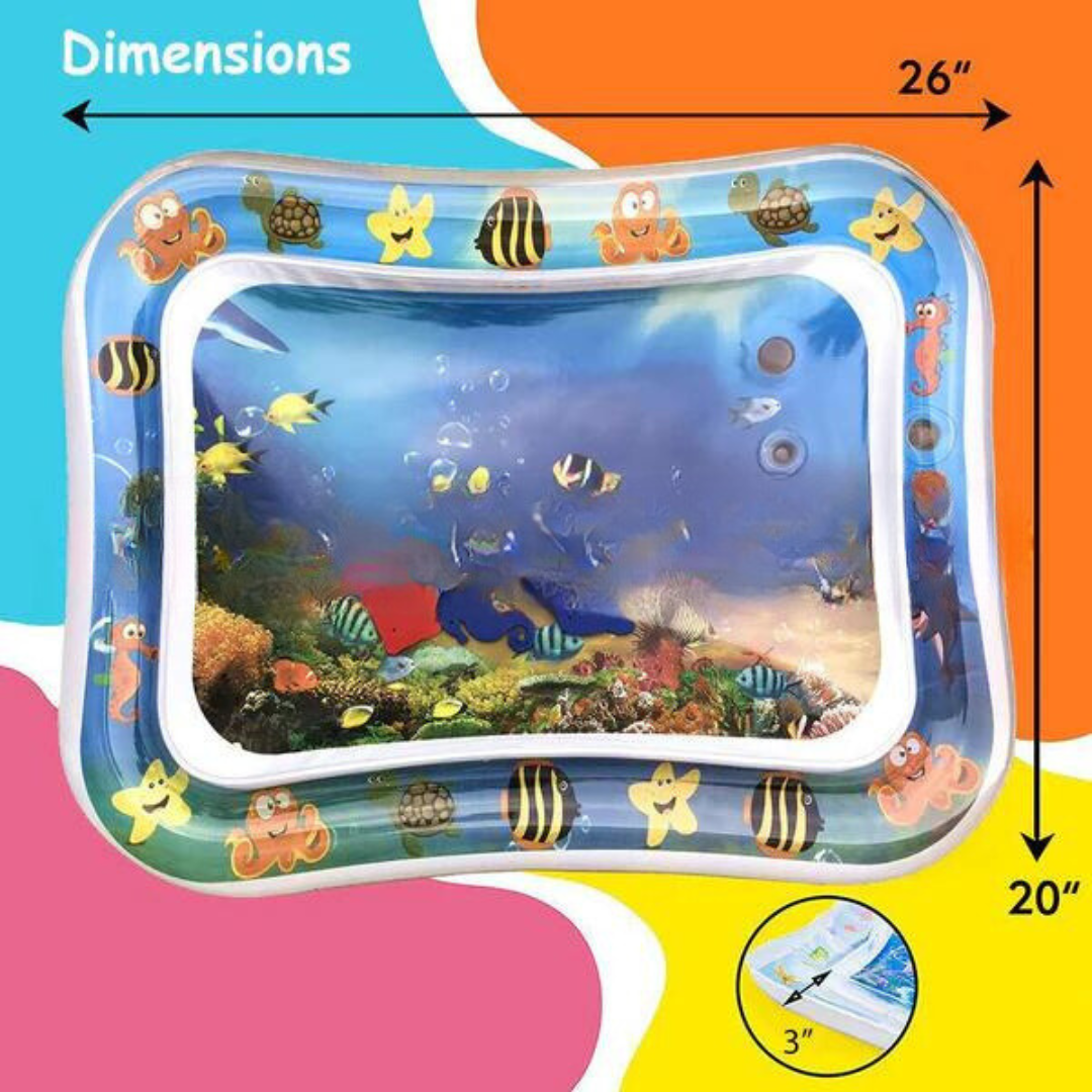 Baby Water Play Mat – Floating Toys for Tummy Time