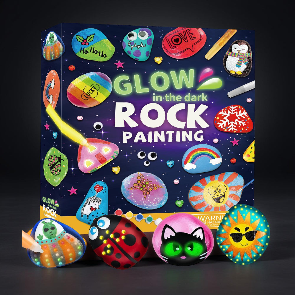Glow in the Dark Rock Painting Kit - DIY Art