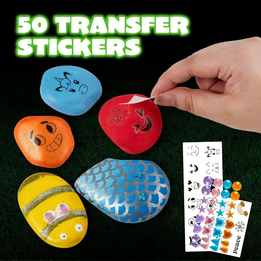 Glow in the Dark Rock Painting Kit - DIY Art