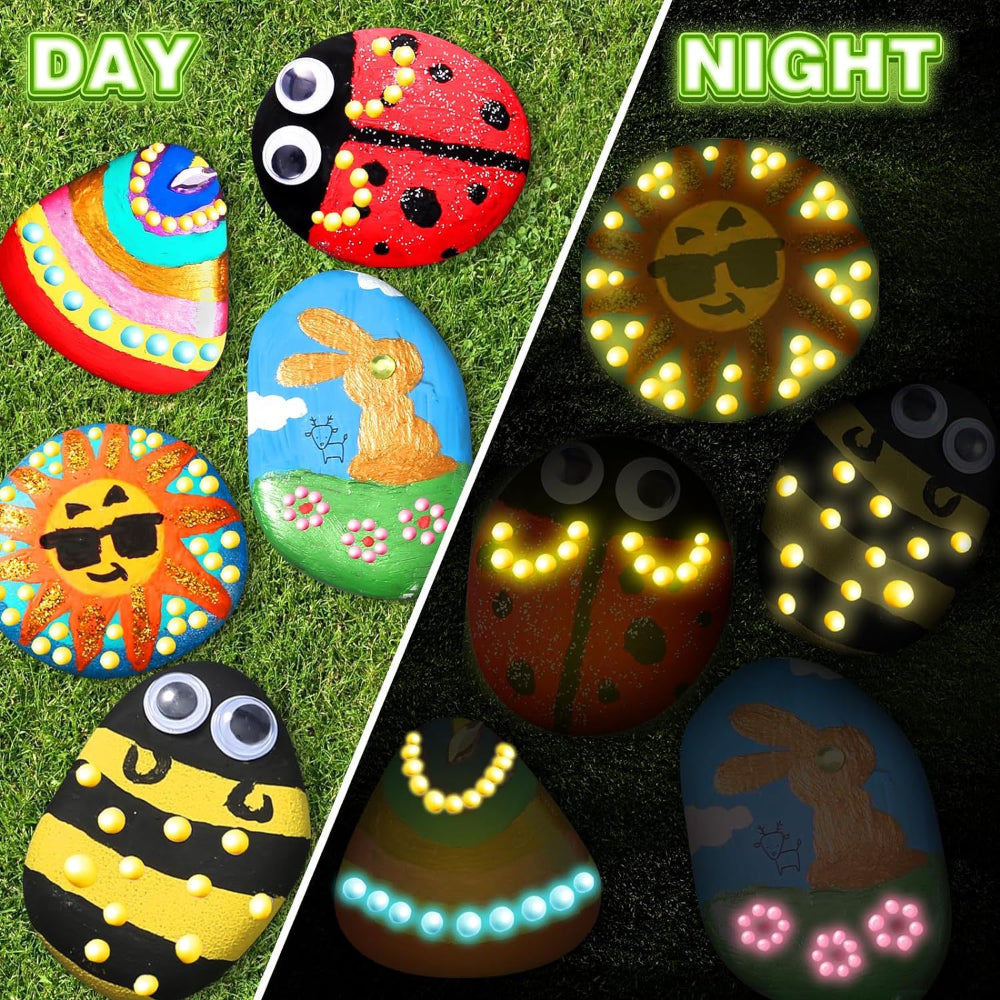 Glow in the Dark Rock Painting Kit - DIY Art