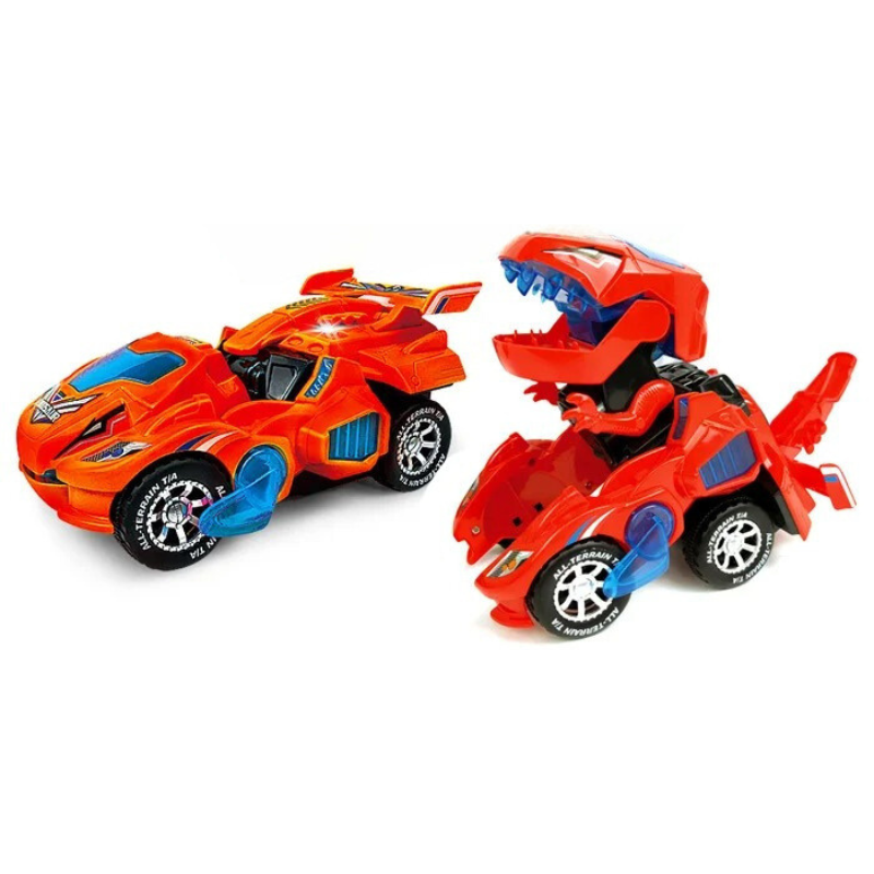 Dinosaur Racing Car with Turbo Design - Action Toy