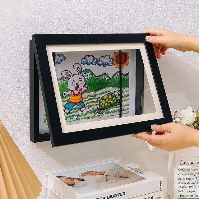 Kids Art Display Frame with Open Front