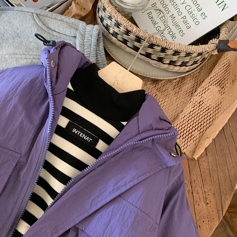 Kids' Windbreaker Jacket – Lightweight Hooded Outdoor Playwear