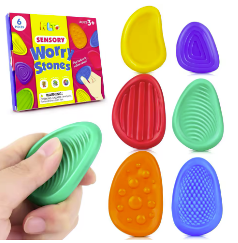 Sensory and Textured Calm Stones for Kids